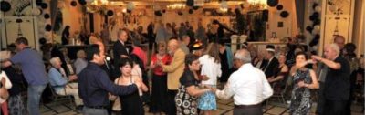 Dance floor at the Senior Prom in the Oak Park Arms