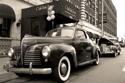 Classic Car at the Oak Park Arms Retirement Community
